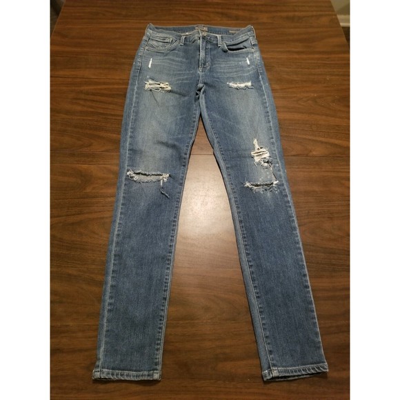 Agolde Denim - Agolde Sophie Jeans Women's Size 27 Distressed Skinny Denim Medium Wash Cannas